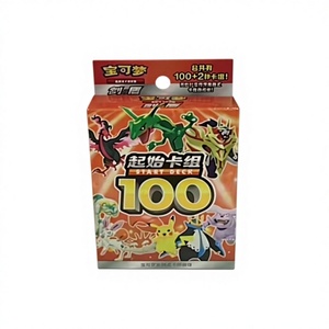 Vente en gros de cartes Pokémon bon marché, 100 cartes PTCG Sword Shield, boîte de booster de cartes flash, jeux de société en métal - Product Image 3