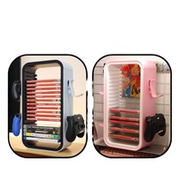 Support de rangement pour jeux PS/Xbox/Switch, support pour manettes et organisateur de disques de jeux pour PS5