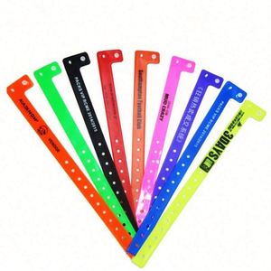 Pulsera de PVC Desechable Personalizada con Logotipo, Color y Tamaño a Medida - Venta al por Mayor, Ecológica, Tejida, para Conciertos, Parques de Atracciones - Product Image 4