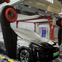 Machine de lavage de voiture électrique automatique sans contact en acier inoxydable, pression 150 bars, conviviale pour les débutants, connectée au cloud, personnalisable