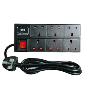 OIT 13A UK standard socket6 way pdu board Power Distribution Unit ethernet pdu with power bar plug switch