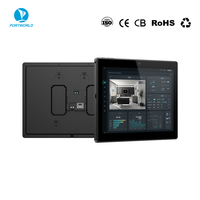 Panel Táctil de Pared Android/Linux de 10 Pulgadas SM1011 4GB+32GB Pantalla IPS para Control Inteligente del Hogar y Garaje Control por Voz CE RoHS