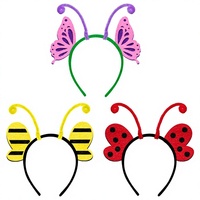 Nouveau serre-tête unisexe décoratif papillon sur le thème du printemps, idéal pour les fêtes d'anniversaire, accessoire de coiffure fait main, accessoire photo