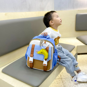 Borsa per bambini con protezione per la colonna vertebrale borsa leggera con riduzione del carico a doppia spalla impermeabile <span class=keywords><strong>zaino</strong></span> per bambini di grande capacità - Product Image 5