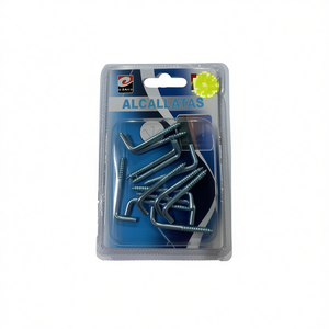 Alcallatas 1.25 Inch 2.8x34mm Screw Hooks 12pcs Craft Supplies - Product Image 1