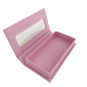 Boîte d'emballage de luxe pour faux cils en gros avec fermeture magnétique, impression en relief, design personnalisé et papier recyclable - Product Image 4