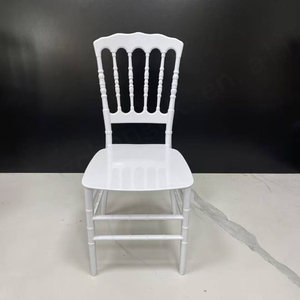 ของตกแต่งงานแต่งงานเก้าอี้พลาสติก PP สำหรับโรงแรมสวนรับประทานอาหารโรงนาสีขาวทันสมัยทนทาน - Product Image 4