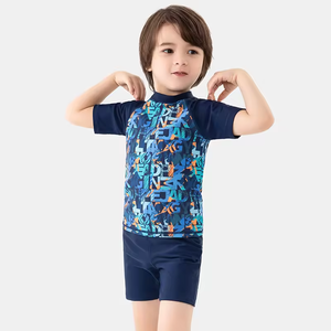 Children's Beachwear Printed Shorts Swimsuit for Baby Boys