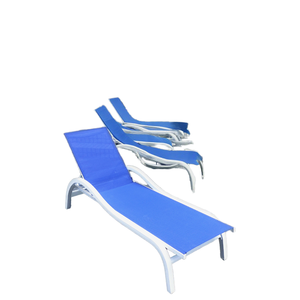 Tumbona Moderna de Aluminio para Exteriores, para Hoteles, Villas, Playa y Piscina - Product Image 1