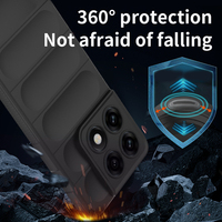Étui antichoc avec airbag pour Motorola Edge 70 Fusion Edge 60 Stylus Edge 50 Pro Moto G77 G67 G85 G84 G54 Housse en silicone caoutchouc