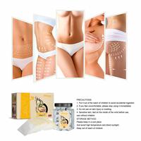 Marque privée Gingembre Corps Façonner Pâtes Minceur Gros Ventre Taille Nombril Autocollant Perdre Du Poids Élimination De La Cellulite Corps