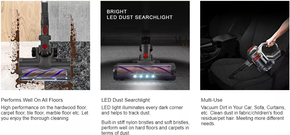 美品 MOOSOO X6 コードレスクリーナー s-bridge_ds1x6bjp