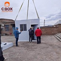 Cbox Vente en gros de maisons modulaires préfabriquées, petites maisons ignifuges, chambres, salons, maisons conteneurs pliables