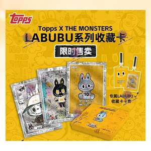 Topps X THE MONSTERS Chrome LABUB U Series Cartes à collectionner Boîte scellée EN STOCK - Product Image 1