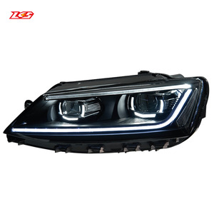 Conjunto de Faros Delanteros LED <span class=keywords><strong>LKS</strong></span> Recién Modificados para Volkswagen Jetta Sagitar MK6 2011-2018, Lámpara para Automóvil con Luz de Giro 2011-2018 - Product Image 4