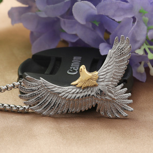 yunnique Eagle Pendant Stainless Steel <b>Titanium</b> Steel Themed Pendant Men's Necklace Gift Fashion Jewelry - Product Image 3