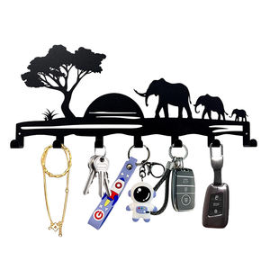 Soporte para Llaves de Pared sin Taladro con 7 Ganchos, Adhesivo Fuerte, Organizador para Baño, Dormitorio y Oficina - Product Image 1