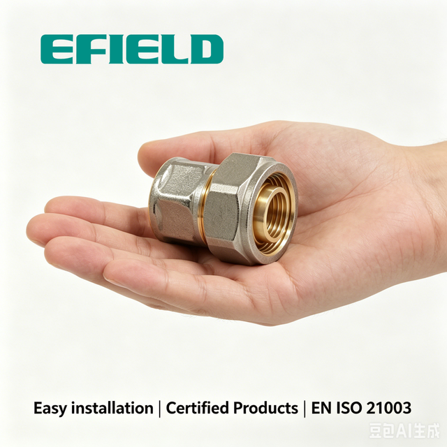 Brass Compression Fittings 20mm Female Thread Forged CW617N Plumbing Fittings for Water Lines