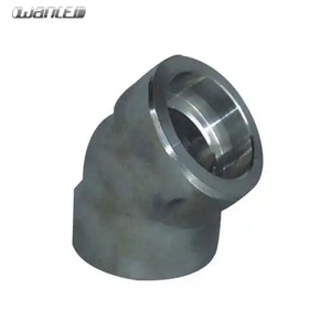 Chất lượng cao ASME b16.11 <span class=keywords><strong>ASTM</strong></span> A105 <span class=keywords><strong>A234</strong></span> <span class=keywords><strong>wpb</strong></span> 45deg 90deg ổ cắm Hàn khuỷu tay phụ kiện đường ống - Product Image 4