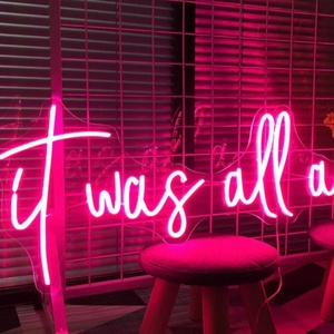Customizable Waterproof Ultra Thin DC12V <b>LED</b> Neon <b>Signs</b> for Home Companies Shopping Malls-IP68 Rated - Product Image 2