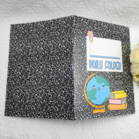 Carpeta de Archivo Simple/Doble Personalizable con Ranura para Tarjetas, Laminación Brillante, Impresión a Todo Color, Duradera/Protectora/Reciclable, para la Escuela o Negocios