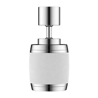 Robinet de réglage à trois vitesses Adaptateur de robinet économiseur d'eau de cuisine anti-éclaboussures Adaptateur de robinet universel rotatif