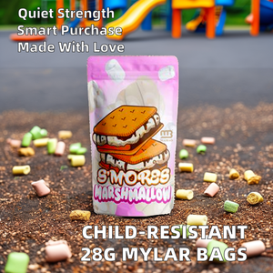 Tùy chỉnh in 1/8oz 1/4oz 1/2oz 1oz 1lb Mylar bao bì pha chế trượt ASTM trẻ em chống Dây Kéo Túi thoát - Product Image 4