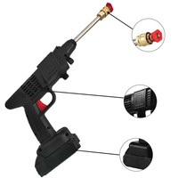 Hidrolavadora Portátil de Alta Presión de 24V 200W para Cuidado del Automóvil, con Batería de Litio, 4L/Min, 2KG, Material Metálico y Plástico