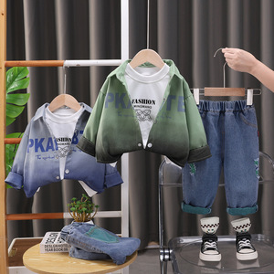 Set di 3 Pezzi per Bambino con 11 Design Misti, Camicia Casual Semplice e Versatile a Maniche Lunghe, Abbigliamento Primaverile per Bambini - Product Image 5