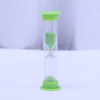 1 2 3 4 5 Menit 6 Buah Paket Timer Pasir Plastik untuk Set Permainan Papan