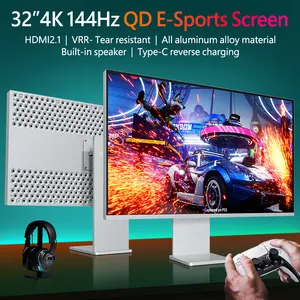 모니터 PC 4K32 인치 144hz e 스포츠 게임 모니터 PS5 HD VRR 데스크탑 컴퓨터 화면 HDMI2.1