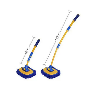 Brosse de lavage de voiture rétractable en chenille à long manche en microfibre - Product Image 1