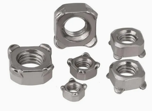 Écrous à souder filetés carrés plats DIN928 en acier au carbone 4.8 de qualité personnalisée - Product Image 4