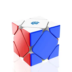 GAN 32 Ímãs 3x3 Velocidade Cubo Magnético gan Cubo Mágico Puzzle Toy para Crianças Adultos Sistema de Posicionamento Aprimorado com 32 Ímãs