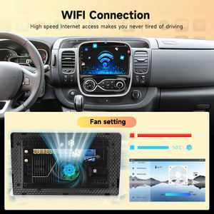 Hikity Qualcomm 8 Core 9 ''Audio de <span class=keywords><strong>voiture</strong></span> pour <span class=keywords><strong>Renault</strong></span> TRAFIC/Nissan NV300 2015 4 + 64 <span class=keywords><strong>sans</strong></span> fil Carplay Android Auto WiFi 4G ventilateur de refroidissement - Product Image 3