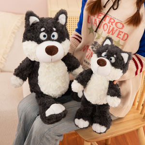 Nouvelle peluche de <span class=keywords><strong>loup</strong></span> en course, mignonne et amusante, jouet en peluche de <span class=keywords><strong>loup</strong></span> doux, jouet en peluche d'animal créatif de haute qualité, série de course - Product Image 3