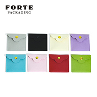 FORTE Meilleures ventes de pochettes d'emballage pour bijoux Pochette à bijoux avec logo Pochette cadeau pour montre et bague pour femme