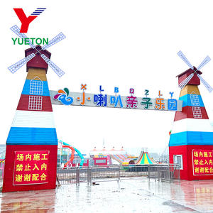 Puerta <span class=keywords><strong>de</strong></span> molino <span class=keywords><strong>de</strong></span> viento anticorrosión sin motor para parques infantiles, área escénica, <span class=keywords><strong>parque</strong></span> <span class=keywords><strong>de</strong></span> <span class=keywords><strong>atracciones</strong></span>, cabina <span class=keywords><strong>de</strong></span> boletos <span class=keywords><strong>de</strong></span> paisaje - Product Image 5