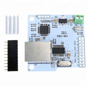 Nuovo 8 Canali 28J60 W5100 RJ45 di Rete di Controllo Interruttore DC 5 v 2A Internet Modulo Relè con Pannello di Riscaldamento e 10pin - Product Image 1