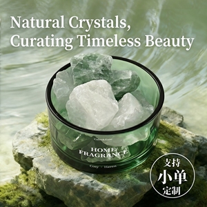 Juego de Regalo de Aromaterapia con Cristales Naturales de Lujo, Sin Sulfatos, Sin Alcohol, Ecológico, en Cilindro de Vidrio, Aroma Fresco y Duradero - Product Image 4