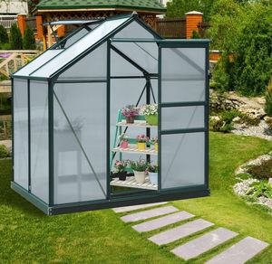 <strong>6</strong> <strong>X</strong> <strong>4</strong> <strong>Greenhouse</strong> for Outdoors <strong>Greenhouse</strong> with Rain Gutter and Roof Vent - Product Image 2