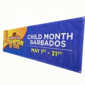 Banner grande para exteriores, impresión personalizada de Pvc, vinilo, poliéster, malla, Material de impresión, Logo personalizado, Banner de malla