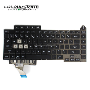 Clavier de jeu américain ROG Strix Scar III G531 <span class=keywords><strong>G513</strong></span> <span class=keywords><strong>G512</strong></span> V184262BS1 UI 0KN1-8T2UI11 0KNR0-4613UI00 avec rétroéclairage couleur - Product Image 1
