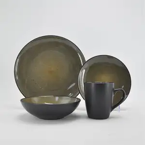 Environmentally tableware ceramic modern dinner sets export porcelain tableware ceramic plates sets