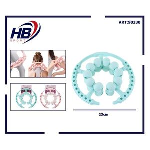 20-<b>Ball</b> Round Leg Clamp <b>Smart</b> Fitness Product in Mixed Pink and Blue Colors - Product Image 3
