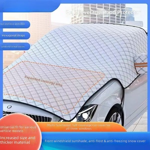 Housse <span class=keywords><strong>de</strong></span> protection imperméable en aluminium pour pare-brise <span class=keywords><strong>de</strong></span> <span class=keywords><strong>voiture</strong></span>, <span class=keywords><strong>anti</strong></span>-soleil, <span class=keywords><strong>anti</strong></span>-<span class=keywords><strong>neige</strong></span> et <span class=keywords><strong>anti</strong></span>-grêle - Product Image 3