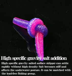 Piège à poisson efficace pour la pêche au bar en PVC, larve, ver de marche, leurre pour lac et ruisseau, 14cm, 10.6g - Product Image 4