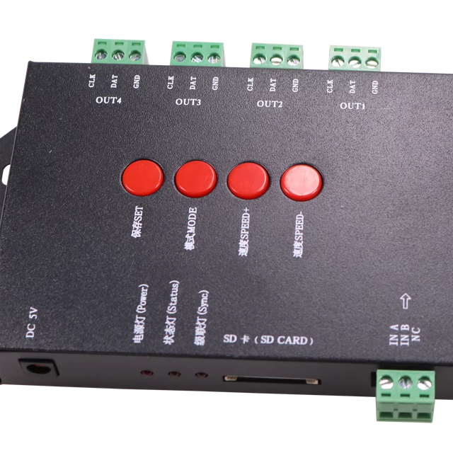 Hot Sale K-4000CK SD Card RGB Wireless Remote Control LED Controller for Addressable 4048 Pixels LED Lights