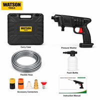 Kit de nettoyeur haute pression portable sans fil à batterie lithium, pour voiture, avec tuyau, bouteille de mousse et mallette de transport – Fourniture directe usine
