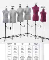 Mannequin de Couture Femme Réglable, Forme de Robe Sans Bras